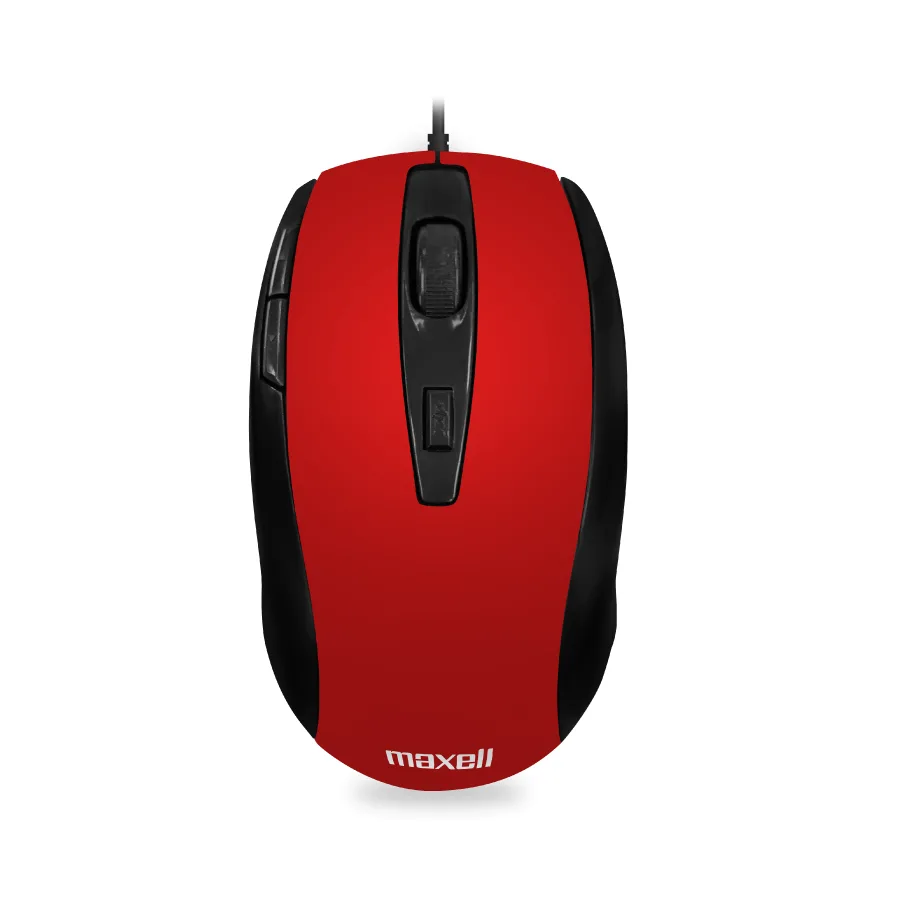Mouse Maxell MOWR-105 5 Botones Rojo