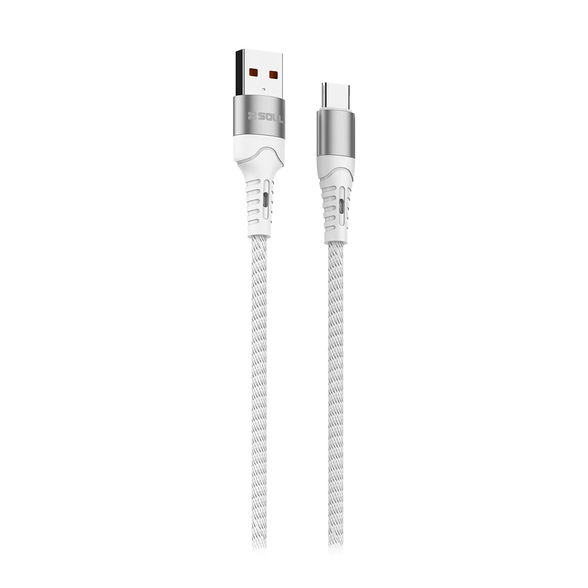 Cable Datos Soul Mallado Lightning Blanco