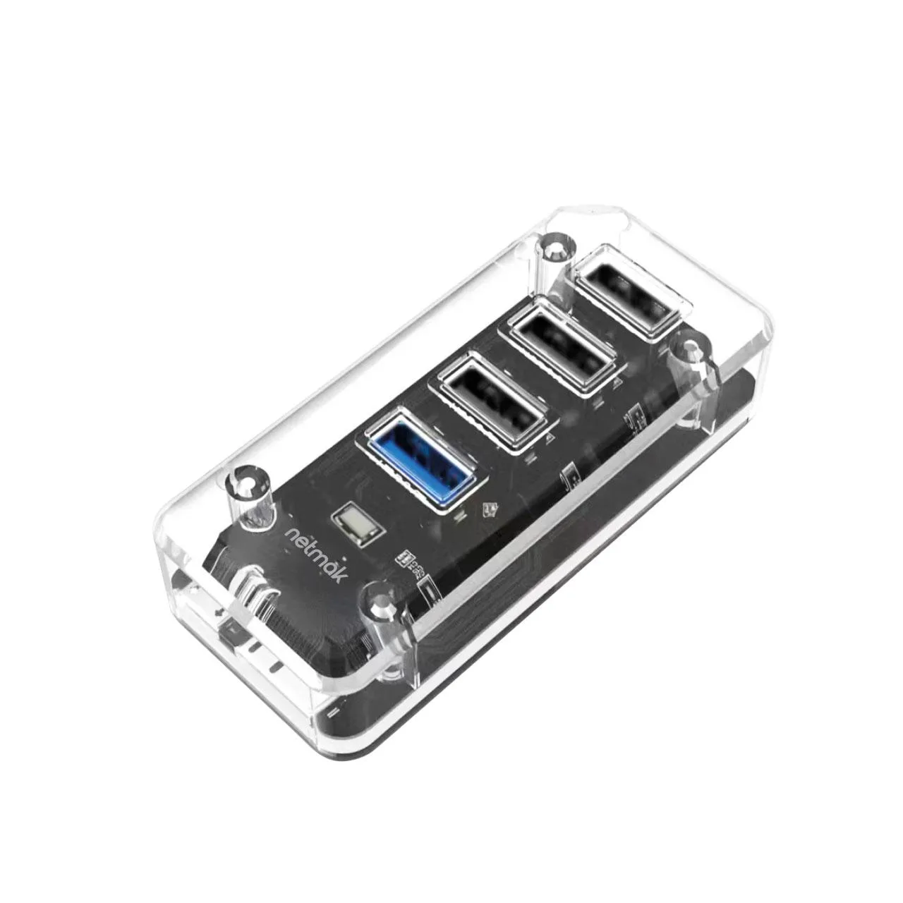 Adaptador Hub Netmak AC12 Puertos USB X4