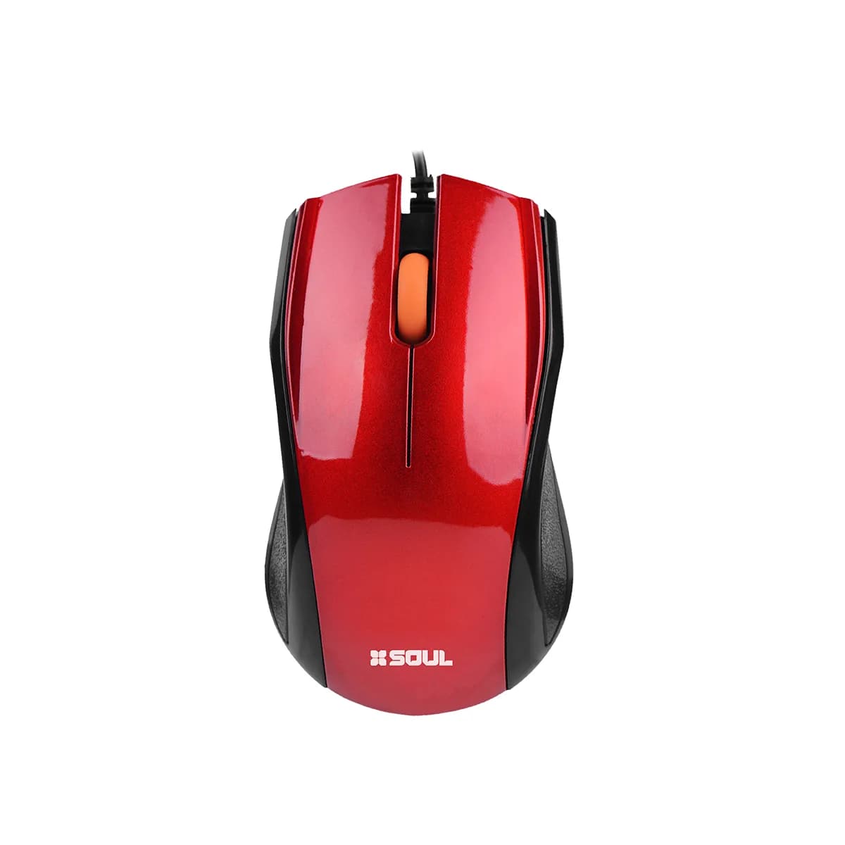 Mouse Soul Office OM150 USB Rojo
