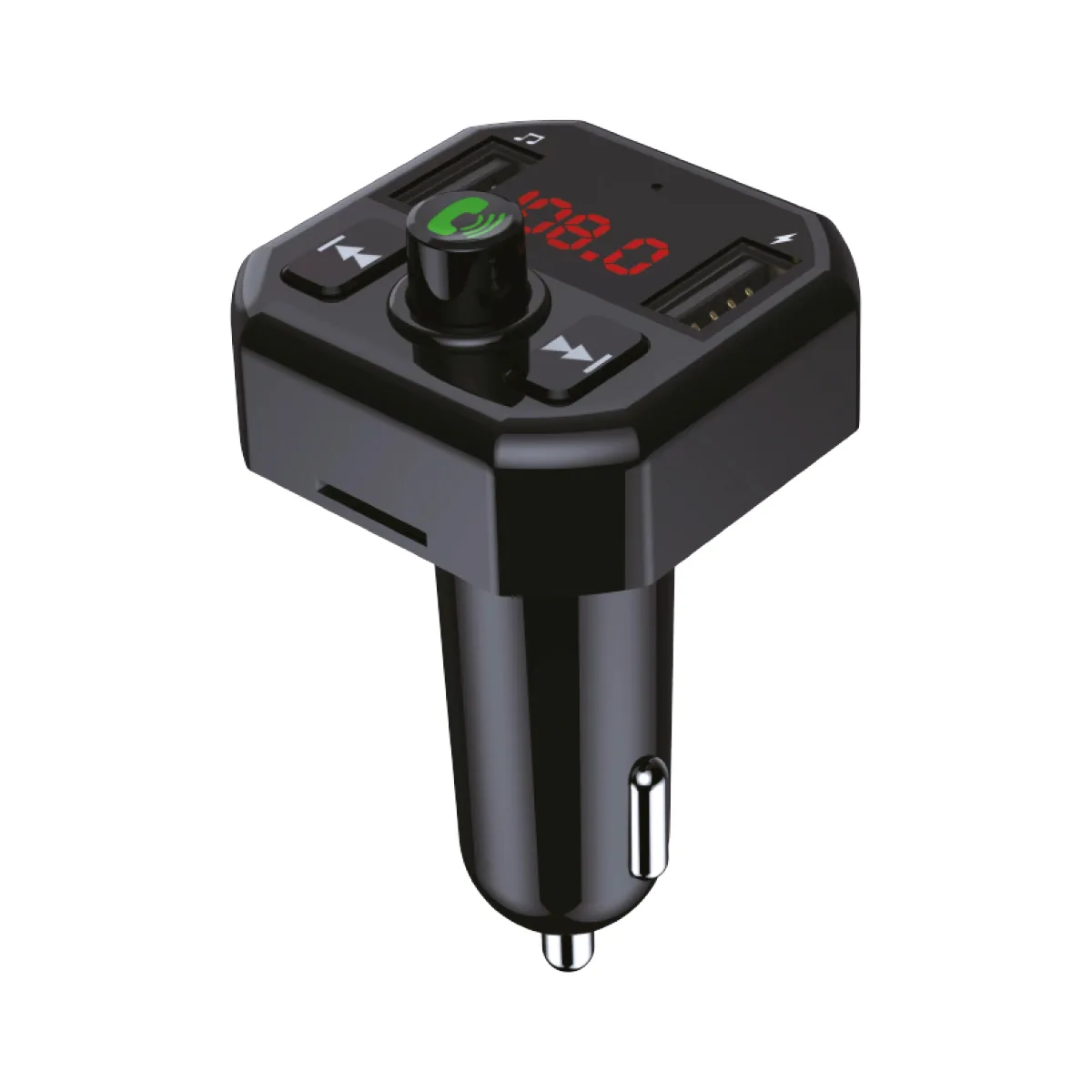 Cargador 12V Soul FM50 3.1A Fm/Tf/M.libres