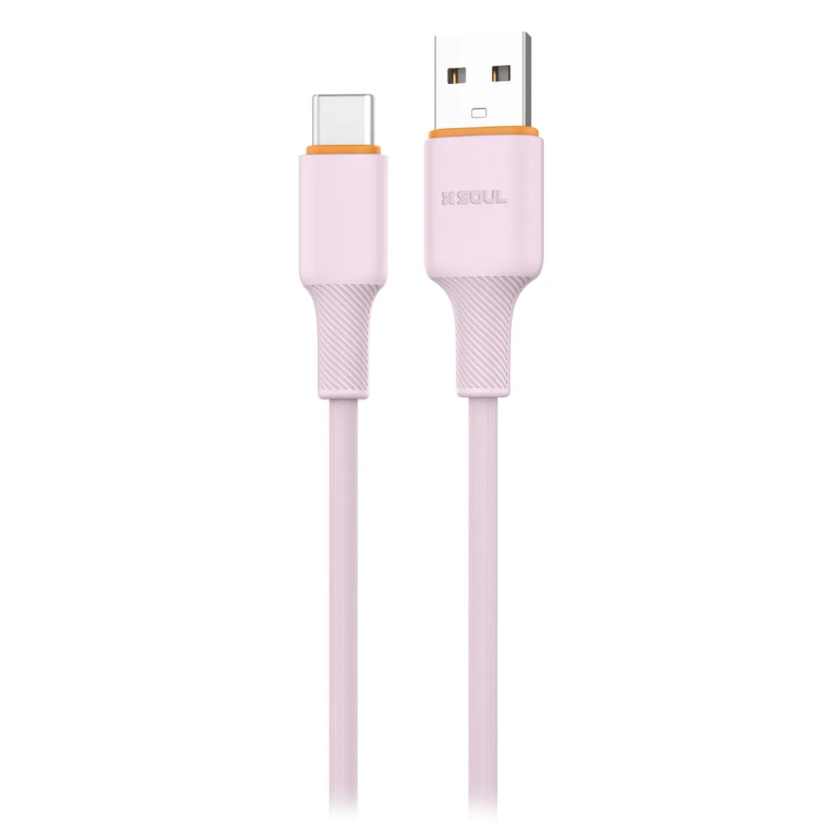 Cable Datos Soul Silicone Lightning Negro