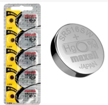 Pila Maxell Mercury Free SR516SW Pack X5