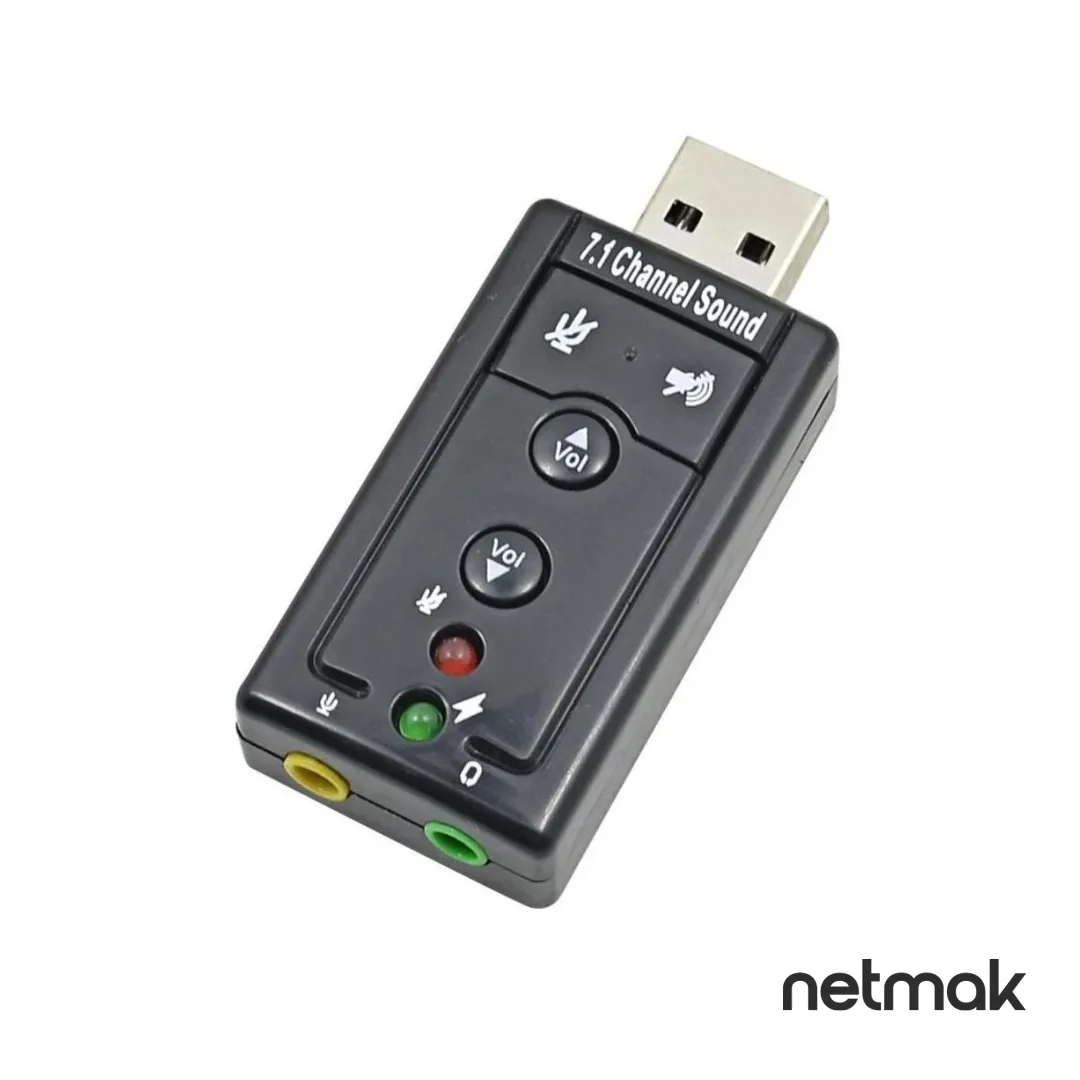 Adaptador Audio USB 7.1 Ch NM-SU8CH