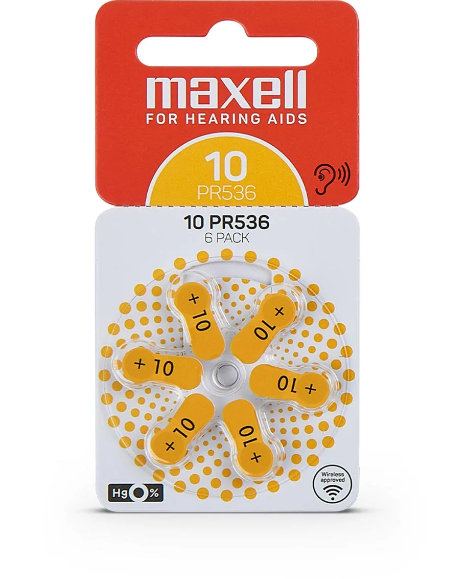 Pila Maxell Zin Air 10 PR536