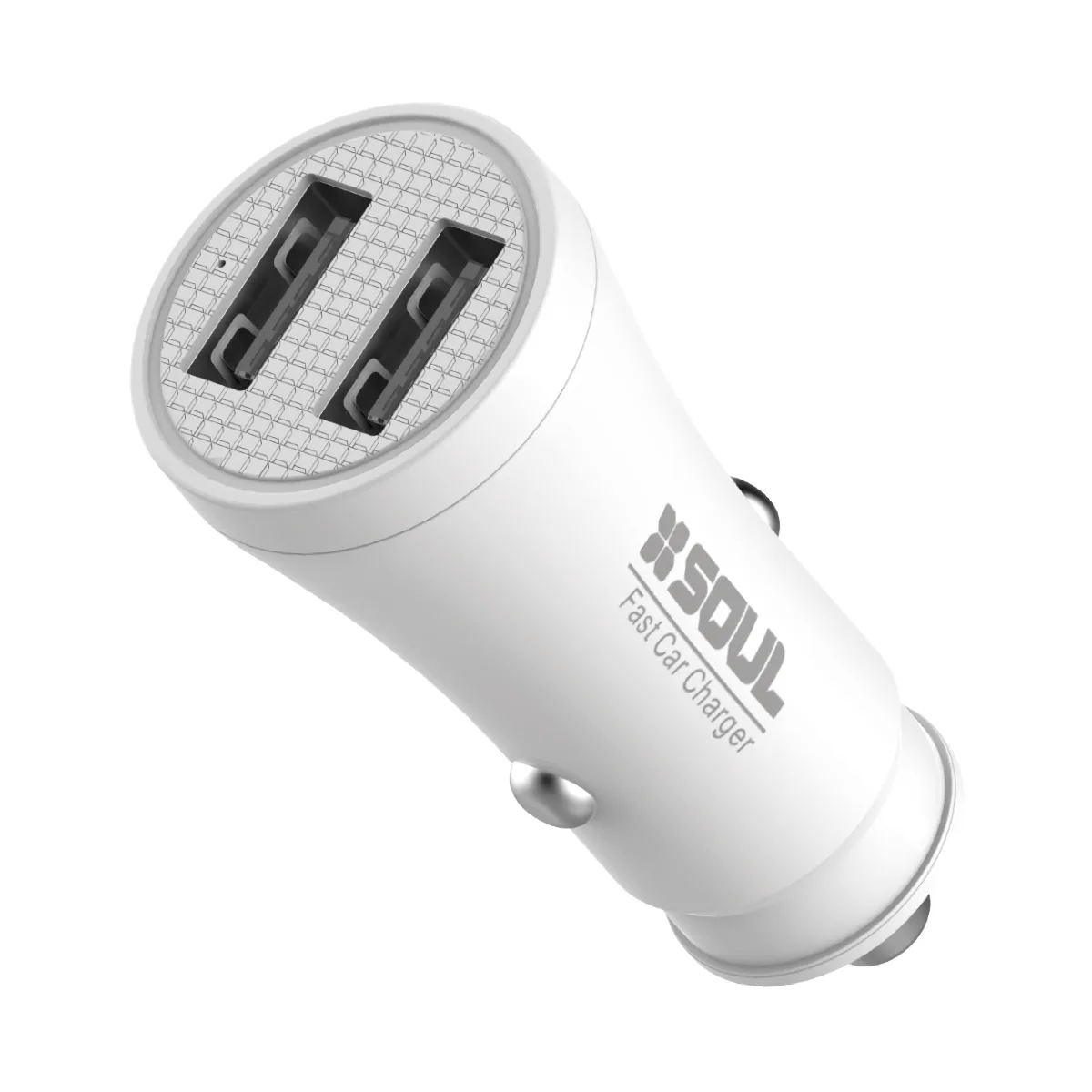 Cargador 12V Soul USB Dual 2.4A 10W Type-c