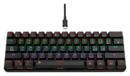 Teclado Netmak Dominate MEC.60%