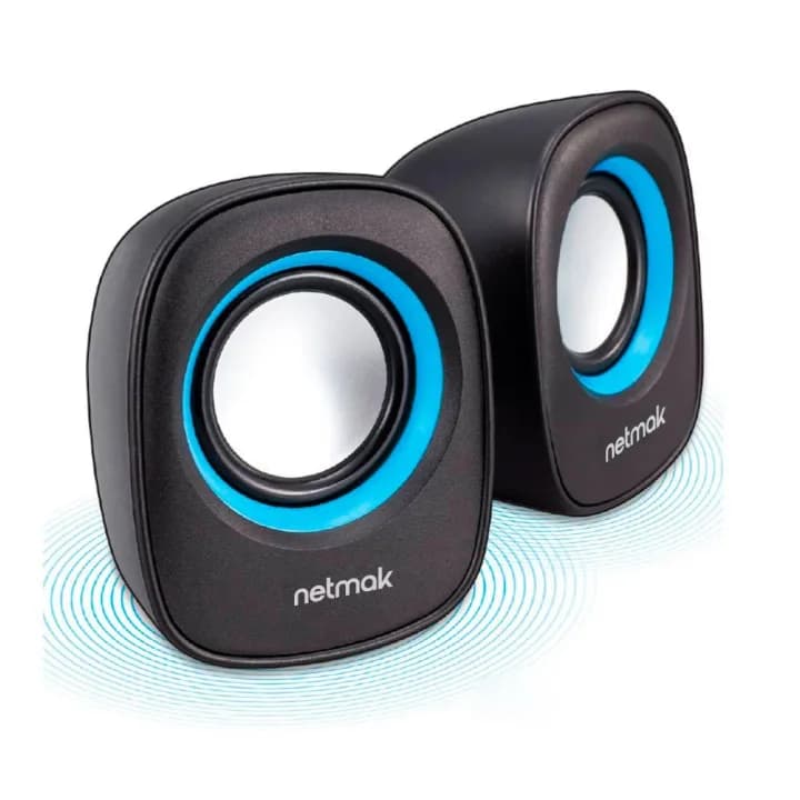 Parlante NM-9025B PC USB 2.0 Potenciado Azul