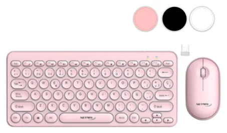 Tec+Mouse Netmak KB850 2.4GHZ Rosa