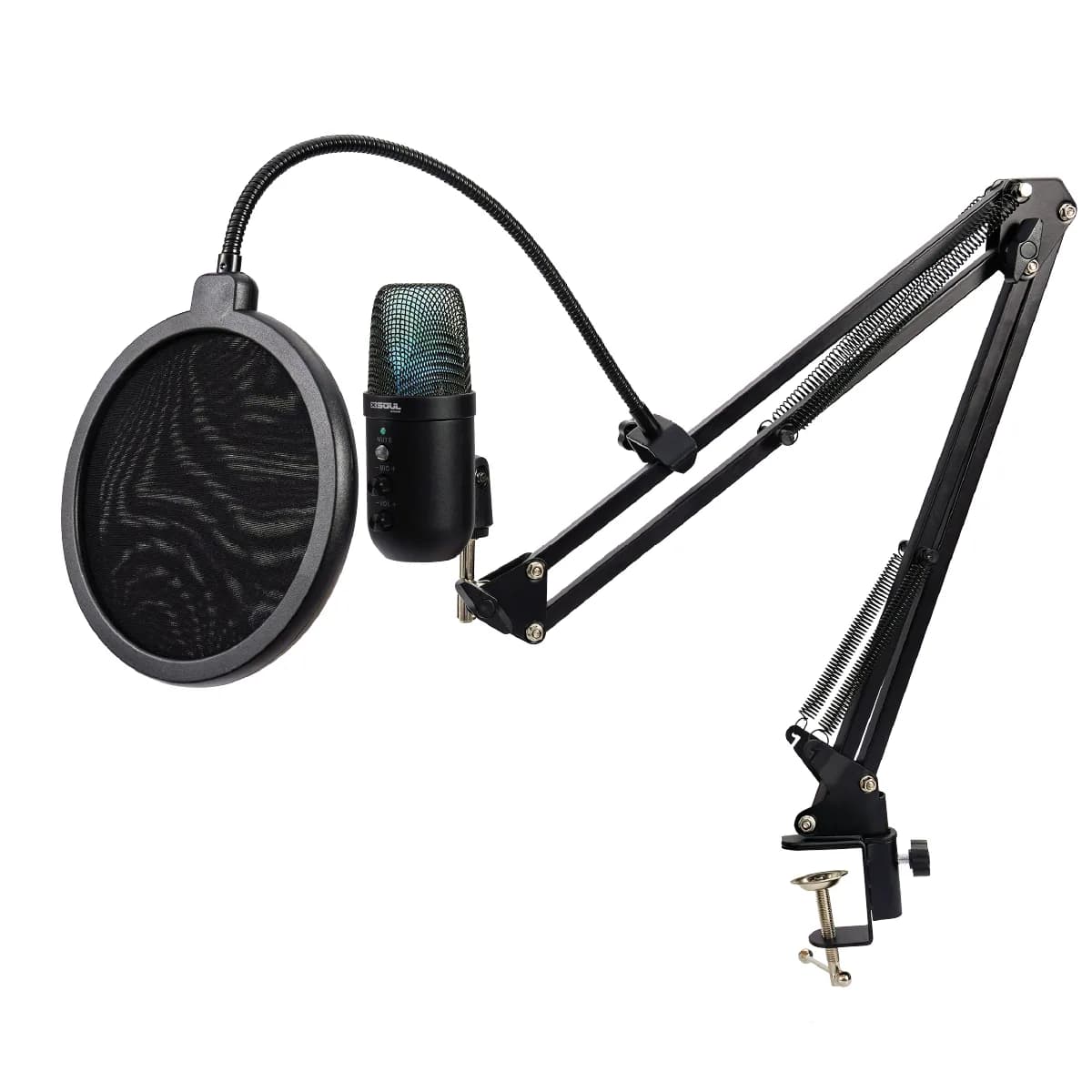 Microfono Soul Gamer XMIC450 RGB con Soporte